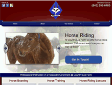 Tablet Screenshot of horseboardingnewyorkcity.com